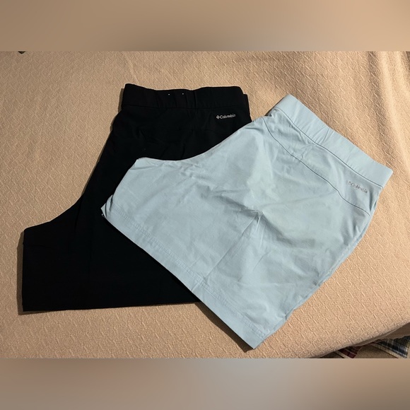 Columbia Pants - Columbia Black and Light Blue Shorts Bundle Women’s 3X
